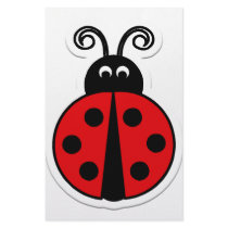 ladybug customized stationery