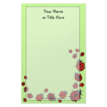 Ladybug Stationery