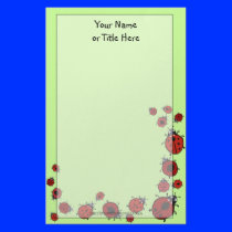 Ladybug Stationery