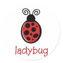 Ladybug stickers by evisionarts Ladybug stickers