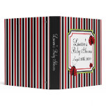 Ladybug Stripes Baby Photo Album Binder