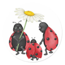 Ladybug Stroll stickers
