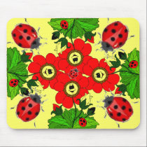 LADYBUG SUMMER! mousepads