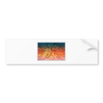 Ladybug Sunset Bumper Stickers