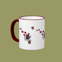 Ladybug Swarm mugs