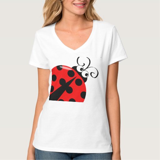 women's ladybug shirt