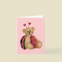 Ladybug Teddy Bear cards by mrssocolov Ladybug Teddy Bear cards