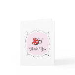 Ladybug Thank You Card