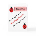Ladybug Thank You Card by zeena2 Ladybug Thank You Card
