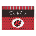 Ladybug Thank You Card