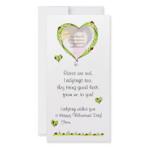 Ladybug Valentine photo card photo cards by ChinaGirlLove Ladybug Valentine photo card photo cards