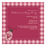 Ladybug :: Valentine's Day Party Invitation
