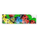 Ladybug Wallpaper Bumper Stickers