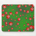 Ladybug Wallpaper mousepads by prawny Ladybug Wallpaper mousepads
