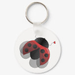 Ladybug with Open Wings