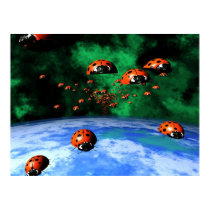 Ladybugs (8) - escape from earth posters