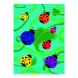 Ladybugs and Leaves Birthday Party Invitations