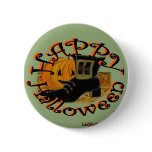 Ladybugs Art  "Halloween" Pin