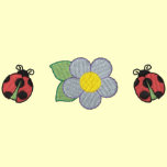 Ladybugs/ Flower