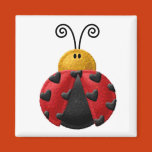 ladybug, magnets, locker, refrigerator, file,
