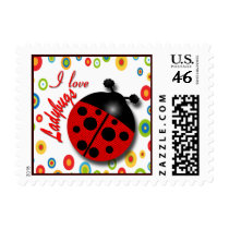 Ladybugs Postage Stamps