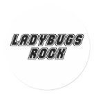 round_sticker - Ladybugs Rock