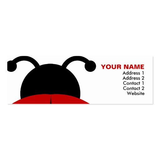 ladybugz. business card