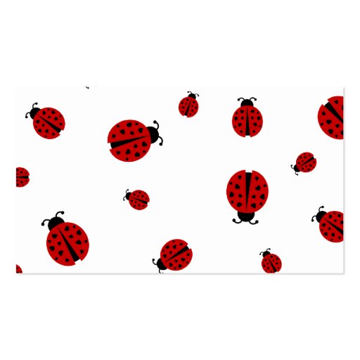 ladybugz. business card template (back side)