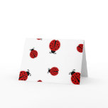 ladybugz. greeting card