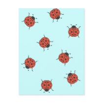 Ladybugz Pattern postcards