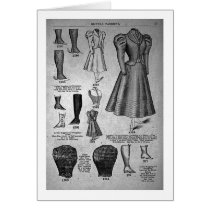 Lady's Bicycle Fashions1897 - Vintage cards