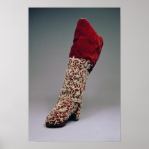 Lady's boot, 1650-1700 poster