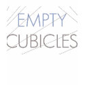 Lady's Empty Cubicles T t-shirts