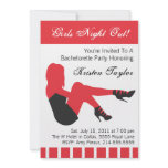 Lady's Night Out Bachelorette Party Invitation