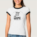 Lady's Ringer Tee - Customized t-shirts by TeeShirtsTShirts Lady's Ringer Tee - Customized t-shirts