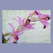 Laelia orchid placemats