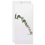Lafayette Chili Peppers rack cards