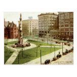 Lafayette Square Buffalo NY 1915 vintage Post Cards