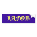 LAFOB bumper stickers