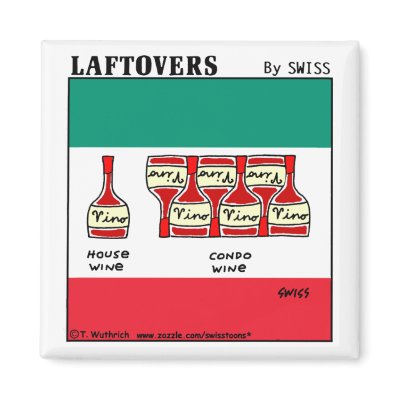 Laftovers Vino Magnet by Swisstoons