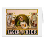 Lager Bier - The Healthy Drink! Vintage Ad Greeting Cards