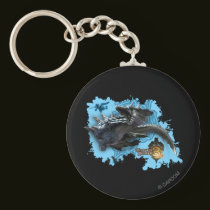 Lagiacrus chasing Hunter keychains