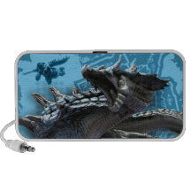 Lagiacrus chasing Hunter Notebook Speaker