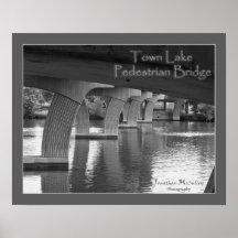 LAGO BW - muestra de la CIUDAD Posters