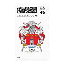 Lago Family Crest postage