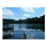 Lago Greenwood3, lago Bosque verde en upstate Sout Postales