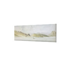 Lago Maggiore (w/c, pen, ink and graphite on paper Gallery Wrapped Canvas