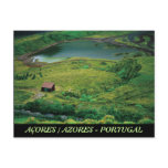 Lagoa do Carvao - Azores Postcard