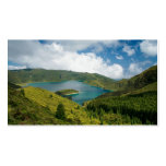 Lagoa do Fogo - Pocket Calendar Business Card Template