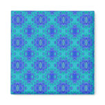 Lagoon Blue Print Magnet